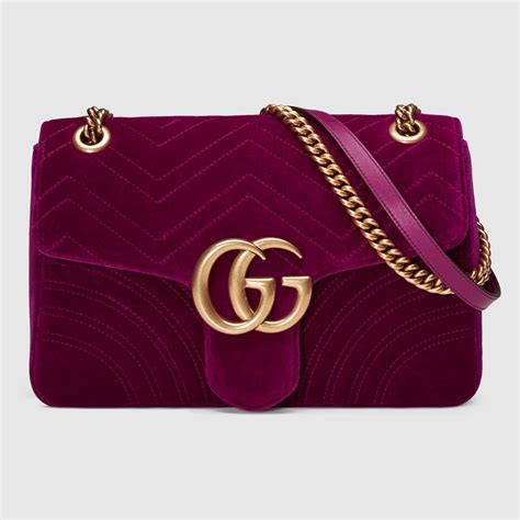 fake velvet gucci bag|gucci marmont medium shoulder bag.